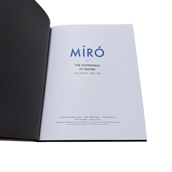 Miro : The Experience of Seeing: Late Works, 1963-1981 Hardcover - Picture 6 of 7